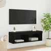 TV staliukas TV sieninė spintelė 100 x 30 x 30 cm Juodas ąžuolas