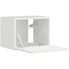 TV sieninė spintelė 39 x 31 x 29,5 cm Blizgus baltas