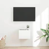 TV sieninė spintelė 39 x 31 x 29,5 cm Blizgus baltas