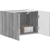 TV sieninė spintelė 59,5 x 31 x 40 cm Pilkas Sonoma