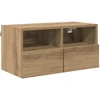 TV staliukas TV sieninė spintelė 60 x 30 x 30 cm Amatininkų ąžuolas