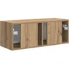TV staliukas TV sieninė spintelė 78,5 x 30 x 29,5 cm Artisano ąžuolo