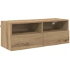 TV staliukas TV sieninė spintelė 80 x 30 x 30 cm Amatininkų ąžuolas