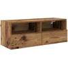 TV staliukas TV sieninė spintelė 80 x 30 x 30 cm Senovinis medis