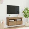 TV staliukas TV sieninė spintelė 80 x 30 x 40 cm Amatininkų ąžuolas