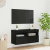 TV staliukas TV sieninė spintelė 80 x 30 x 40 cm Juodas ąžuolas