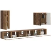 TV staliukas TV sieninio kabineto komplektas 6 vnt. 78,5 x 30 x 29,5 cm