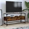 TV staliukas TV spintelė, dūminio ąžuolo, 98x35x51cm, mediena