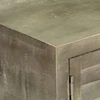 TV staliukas TV spintelė, pilka, 110x30x48cm, mango mediena ir žalvaris