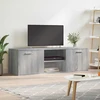 TV staliukas TV spintelė, pilka ąžuolo, 120x34x37cm, apdirbta mediena
