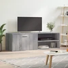TV staliukas TV spintelė, pilka ąžuolo, 120x34x37cm, apdirbta mediena