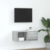 TV staliukas TV spintelė, pilka ąžuolo, 60x31x25,5 cm, apdirbta mediena