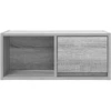 TV staliukas TV spintelė, pilka ąžuolo, 60x31x25,5 cm, apdirbta mediena