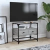 TV staliukas TV spintelė, pilka ąžuolo, 60x35x51cm, mediena