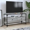 TV staliukas TV spintelė, pilka ąžuolo, 98x35x51cm, mediena