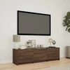 TV staliukas TV spintelė su LED 140 x 34 x 40 cm Rudas ąžuolas