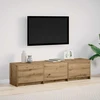 TV staliukas TV spintelė su LED 165 x 34 x 40 cm Meistrų ąžuolas