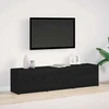 TV staliukas TV spintelė su LED 165 x 34 x 40 cm Juodojo ąžuolo