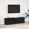 TV staliukas TV spintelė su LED 140 x 34 x 40 cm Juodojo ąžuolo
