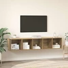 TV staliukas TV spintelės komplektas 2 pcs Amatininkų ąžuolas