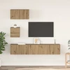 TV staliukas TV spintelių komplektas 3 vnt. Amatininkų ąžuolas