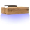 TV staliukas TV spintelės su LED lemputėmis, 2vnt., artisano, 60x35x15,5cm