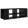 TV staliukas TV spintelių komplektas 102 x 35 x 35 cm Juodas ąžuolas