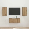 TV staliukas TV spintelių komplektas 2 pcs Amatininkų ąžuolas