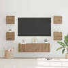 TV staliukas TV spintelių komplektas 6 vnt. Amatininkų ąžuolas