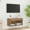TV staliukas TV spintelių komplektas 60 x 30 x 30 cm Amatininkų ąžuolas