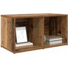 TV staliukas TV spintelių komplektas 72 x 35 x 37 cm Ruda Apdirbta mediena