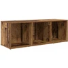 TV staliukas TV spintelių komplektas 72 x 35 x 37 cm Ruda Apdirbta mediena