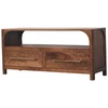 TV staliukas Artisan Furniture Arc-Line mango medienos TV spintelė
