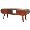 TV staliukas Artisan Furniture Riešutmedžio TV spintelė