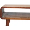 TV staliukas Artisan Furniture Riešutmedžio atspalvio TV spintelė, 65 cm