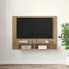 TV staliukas TV spintelių komplektas 120 x 23,5 x 90 cm Amatininkų ąžuolas