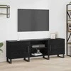 TV staliukas Televizoriaus spintelė Juodas ąžuolas 150 x 30 x 50 cm