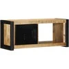 TV staliukas televizoriaus spintelė 80x30x35 cm Masyvus Rough Wood Mango