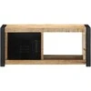 TV staliukas televizoriaus spintelė 80x30x35 cm Masyvus Rough Wood Mango