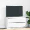 TV staliukas Televizoriaus spintelė, balta, 100x35x54 cm, apdirbta mediena