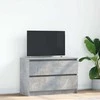 TV staliukas Televizoriaus spintelė, betono pilka, 80x35x54 cm, mediena