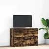 TV staliukas Televizoriaus spintelė, dūminio ąžuolo, 80x35x54 cm, mediena
