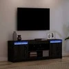 TV staliukas TV vienetai Juoda 139,5 x 34 x 50 cm Apdirbta mediena
