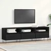 TV staliukas Televizoriaus spintelė Juodas ąžuolas 150 x 30 x 44,5 cm