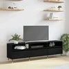 TV staliukas Televizoriaus spintelė Juodas ąžuolas 150 x 30 x 45 cm