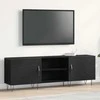 TV staliukas TV spintelių komplektas Juodas ąžuolas 150 x 30 x 50 cm