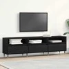 TV staliukas Televizoriaus spintelė Juodas ąžuolas 150 x 30 x 44,5 cm