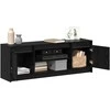 TV staliukas TV vienetai Juoda 139,5 x 34 x 50 cm Apdirbta mediena
