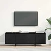 TV staliukas Televizoriaus spintelė Juodas ąžuolas 120 x 30 x 40,5 cm