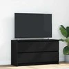TV staliukas Televizoriaus spintelė, juodos spalvos, 100x35x54 cm, mediena